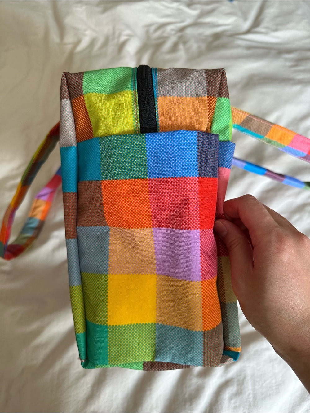 NWT BAGGU Madras Everyday Cloud Bag (ECB) - Picture 6 of 11